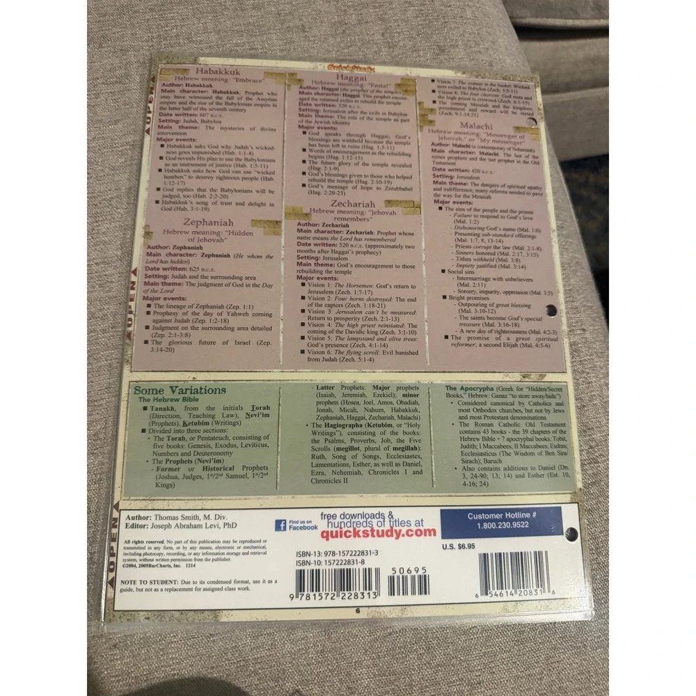QuickStudy old testament